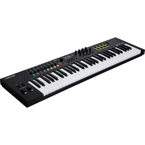 Nektar technology impact lx61 mk3 usb, left side view.