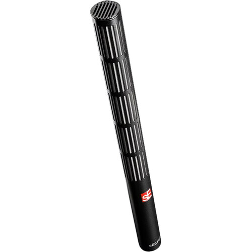 sE Electronics sE6160 shotgun microphone single unit with black finish and grille design