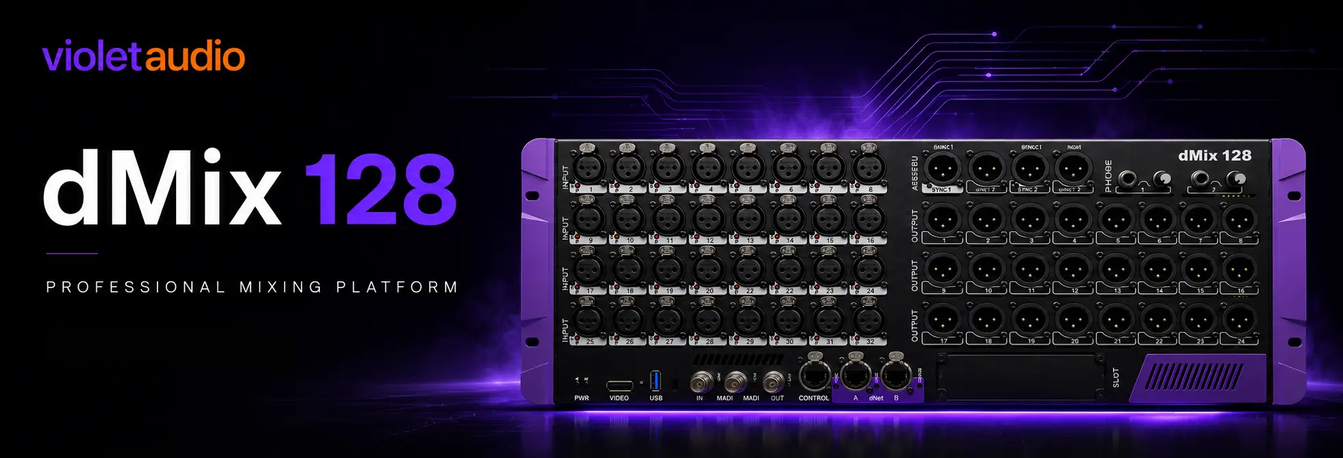 Violet Audio dMix 128 Banner
