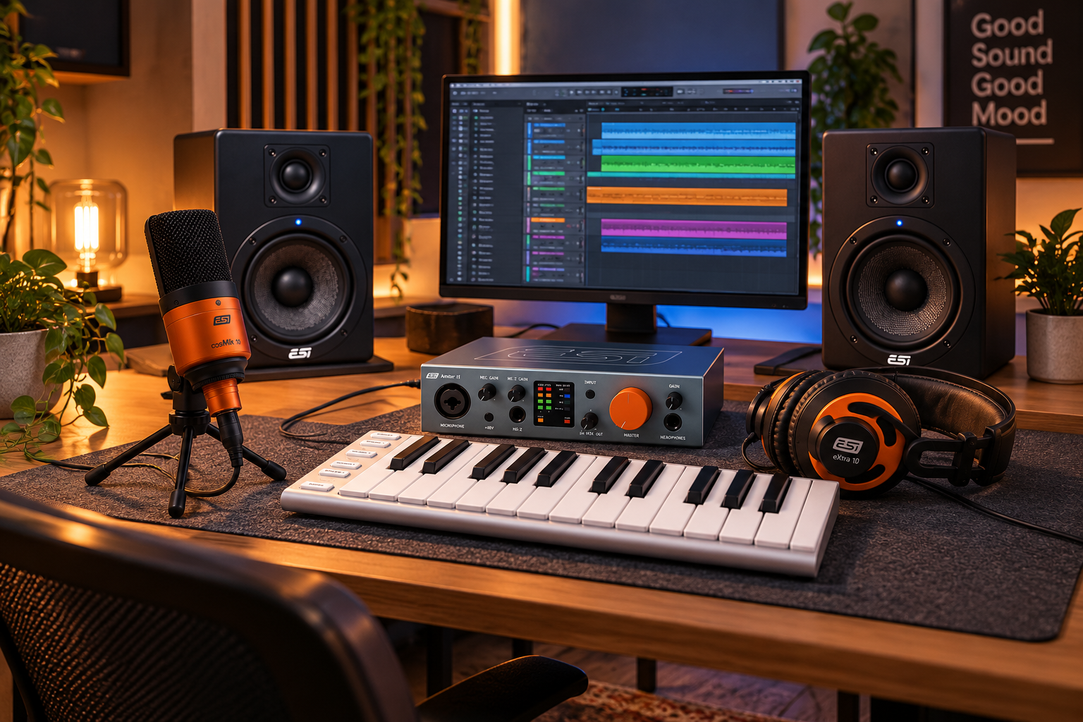 ESI Mini Studio Bundle complete home recording and music production setup