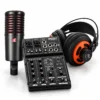 Studio recording bundle: sE Electronics microphone, ART USB Mix 4 USB mixer and ESI eXtra 10 studio headphones