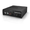IK Multimedia Z-TONE DI active DI box, angled front view with input, link, gain and Z-TONE controls