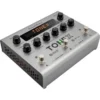 IK Multimedia TONEX Pedal Bass Edition, angled view showing display, control knobs and A, B, C footswitches