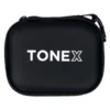 TONEX Plug Pouch top view, black case with white TONEX logo