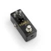 TONEX ONE+ pedal angled top view showing micro knobs, VOL/GAIN knob, ALT button, footswitch and USB port